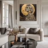 Elegantný obraz ženy Zlatá aura | rôzne rozmery